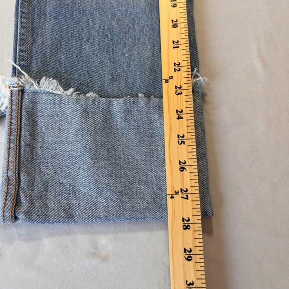 Rolla's Australia Original Cropped Straight Jeans Women High Rise Sz-AU- 8/US-26 - Picture 12 of 12